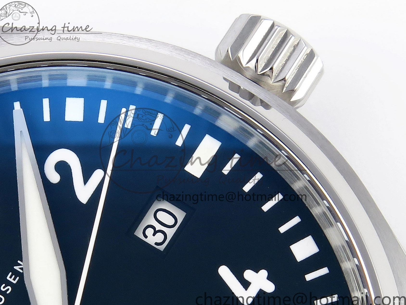 MIROTIME 0331 Pilot Mark XX IW328201 ZF 1:1 Best Edition Black Dial on Black Leather Strap A Affordable 7028